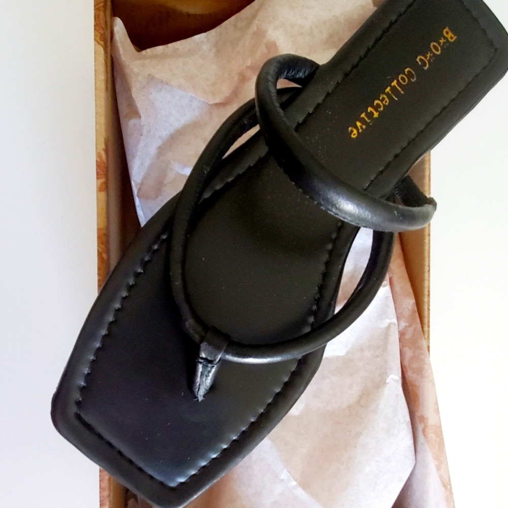 from vici collection,, Chantal Square toe flat Sandal